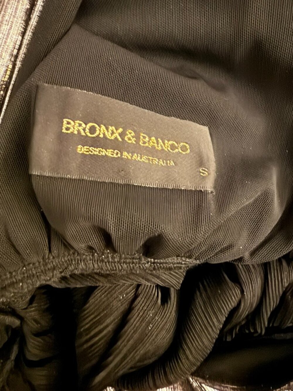 Bronx & Banco Metallic Evening Gown - Picture 10 of 12
